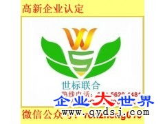 高新技术企业认定与世标联合认证咨询服务简介